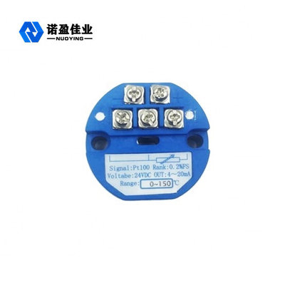 파란 RTD 온도 전송기 감지기 PT100 폴리프로필렌 0.5V 4.5V