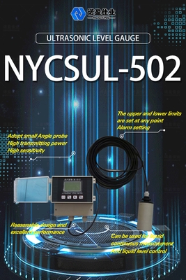 Good price 비 접촉 4-20mA 초음파 레벨 미터 NYCSUL-502 1mm 분할 초음파 오픈 채널 흐름 미터 LCD 디스플레이 온라인으로
