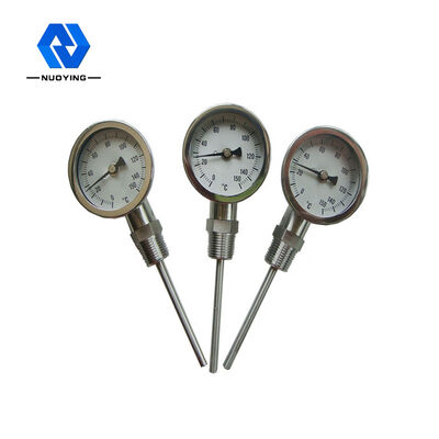 좋은 가격 60mm 다이얼 바이메탈 온도 게이지 1.5 정확도 SS304 0-150도 온라인으로