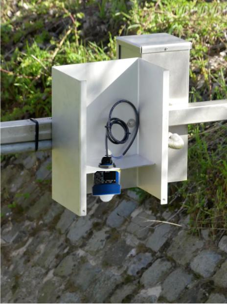 블루투스 NYRD-901 산업용 80GHz 레이더 레벨 송신기 4-20mA 액체 알루미늄 스레드 출력 설치 2