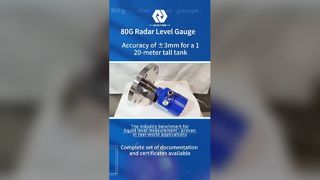 80GHz 레이더 레벨 미터 고정밀 측정