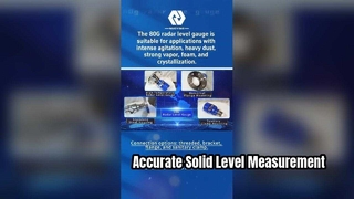 레이더 레벨 트랜스미터 고형물 측정